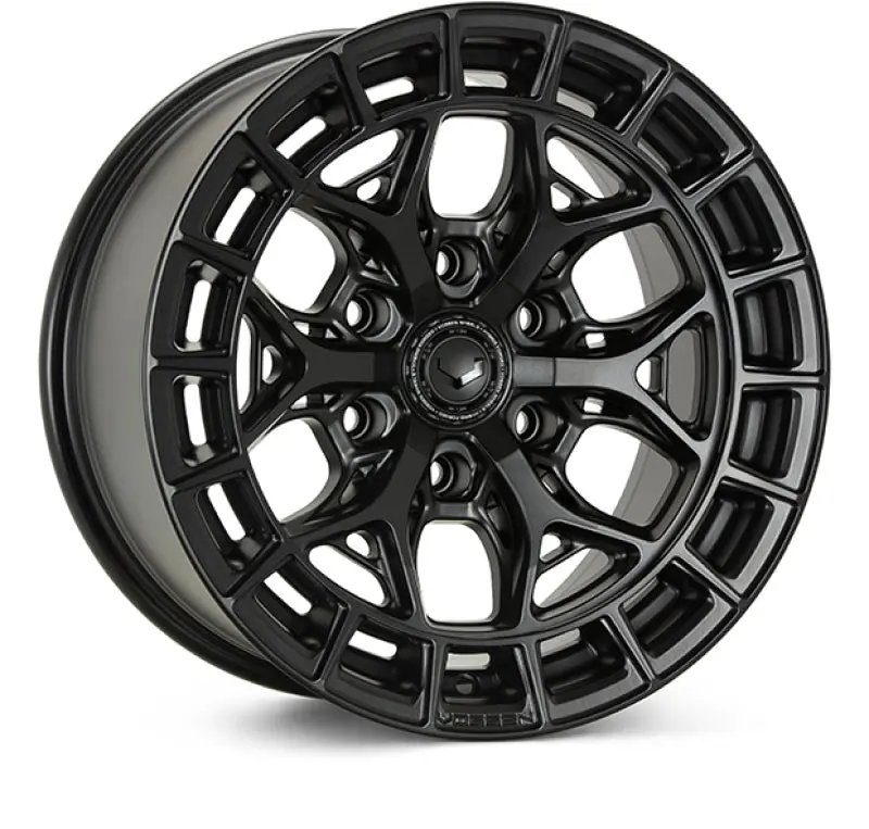 Vossen Hfx-6 22X9.5 - 6X139.7 - Et20 - Deep - 106.1 - Satin Black Wheel 1