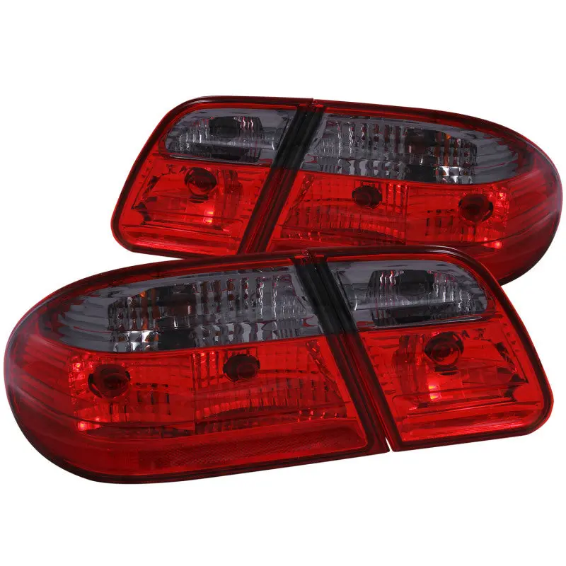 Anzo 1996-2002 Mercedes Benz E Class W210 Taillights Red/Smoke G2 1