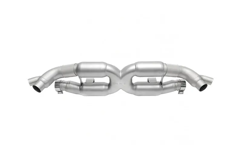 Soul 13-19 Porsche 991.1 Turbo X-Pipe Exhaust - Reuse Factory Tips 1