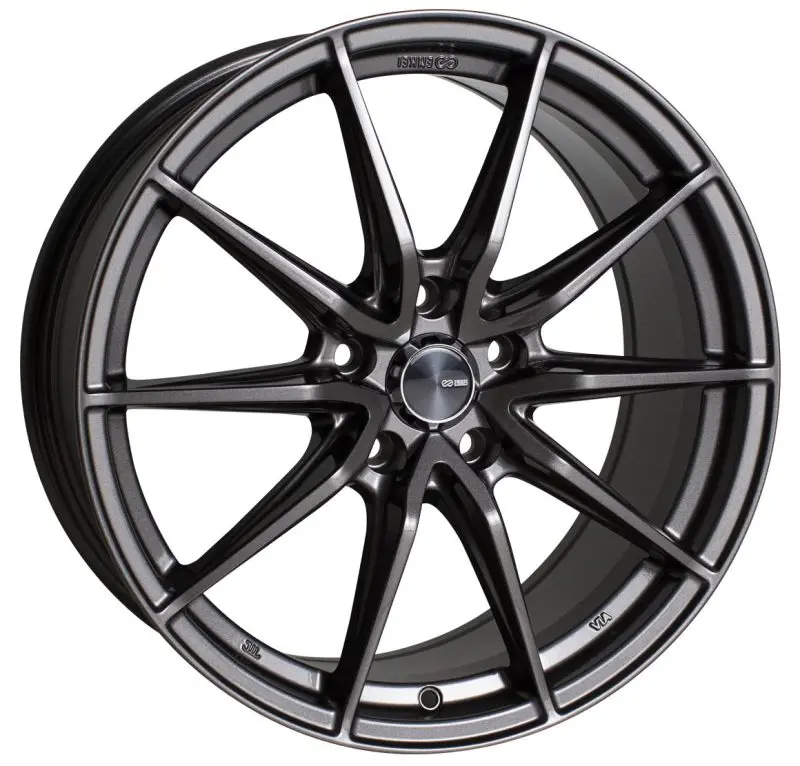 Enkei Draco 18X8.0 5X108 40Mm Offset 72.6Mm Bore Anthracite Wheel 1