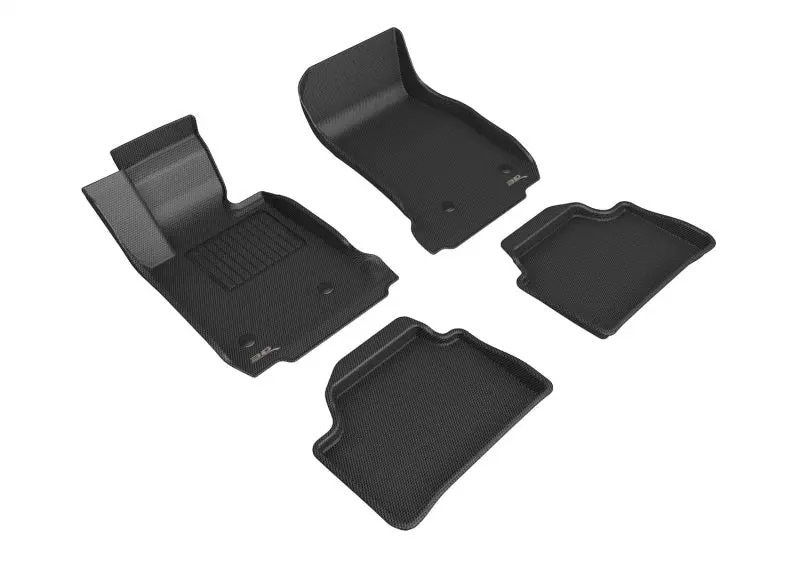 3D Maxpider 12-19 Bmw 1 Series Kagu Floor Mat- Black R1 R2 1
