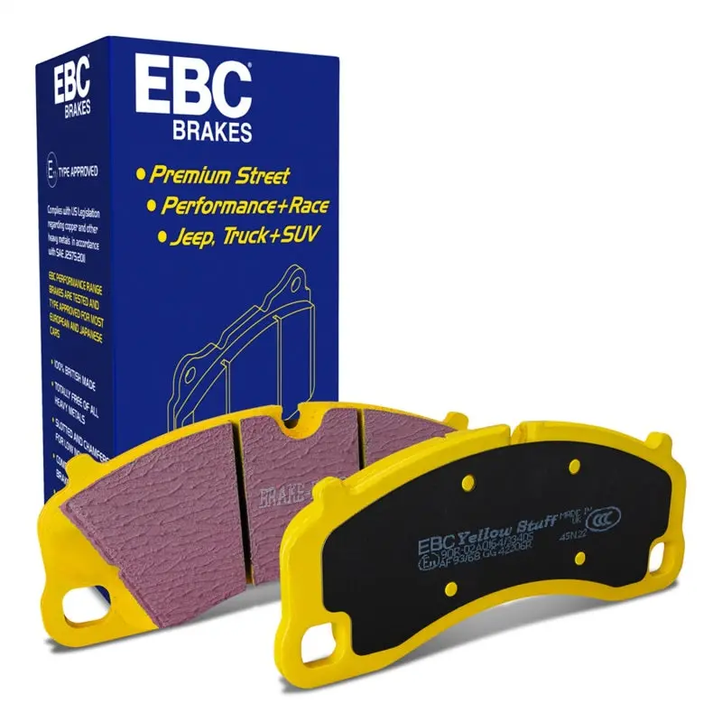 Ebc 13-15 Porsche 911 (991) (Cast Iron Rotor Only) 3.8 Gt3 Yellowstuff Front Brake Pads 1