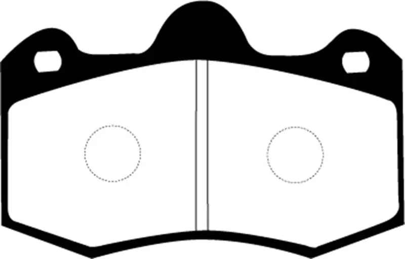 Ebc 11+ Mclaren Mp4-12C 3.8 Twin Turbo Yellowstuff Rear Brake Pads 1
