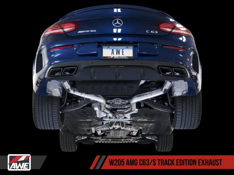 Awe Tuning Mercedes-Benz W205 Amg C63/S Coupe Track Edition Exhaust System (No Tips) 1