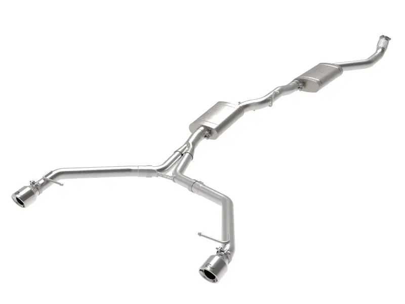 Afe Mach Force-Xp 13-16 Audi Allroad L4 Ss Cat-Back Exhaust W/ Polished Tips 1