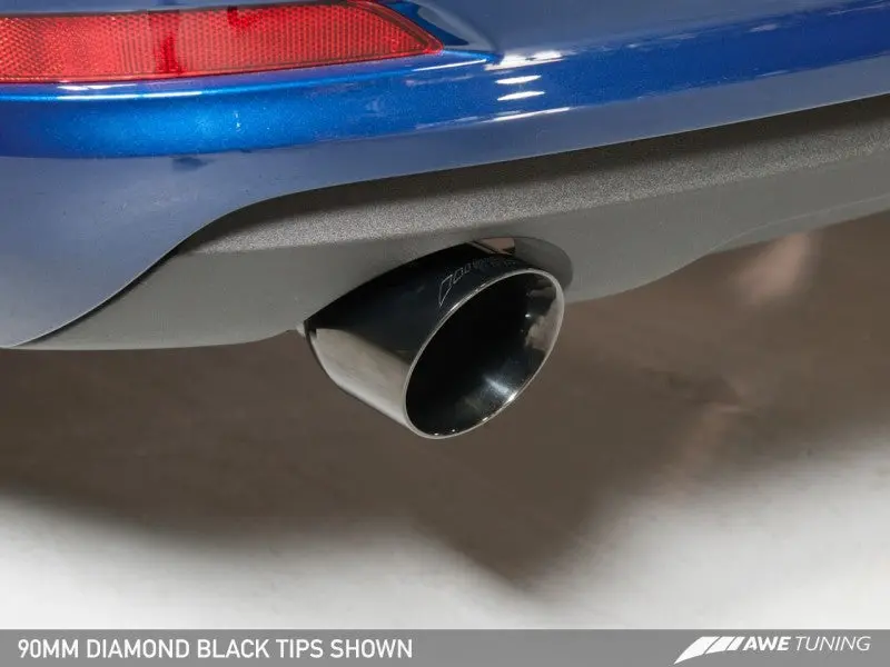 Awe Tuning Audi 8V A3 Touring Edition Exhaust - Dual Outlet Diamond Black 90 Mm Tips 1