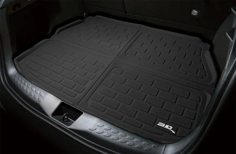 3D Maxpider 20-21 Mercedes Glb-Class 7-Seat Behind 3Rd Row Seatback Protector Cargo Liner - Black 1