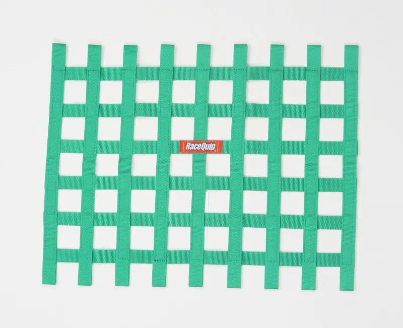 Racequip Green Ribbon Window Net 1