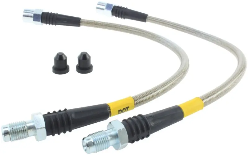 Stoptech 08-12 Mercedes C350 / 03-12 Mercedes Sl550 Stainless Steel Rear Brake Lines 1