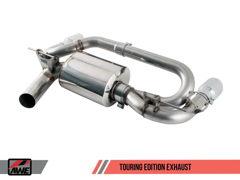 Awe Tuning Bmw F22 M235i / M240i Touring Edition Axle-Back Exhaust - Chrome Silver Tips (102Mm) 1