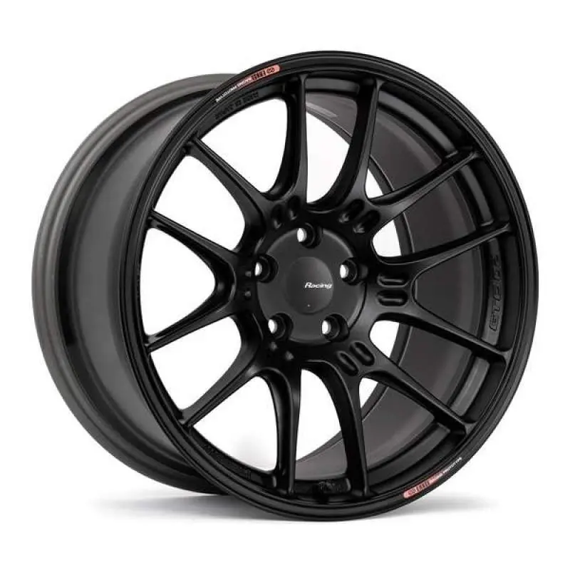 Enkei Gtc02 19X8 5X100 45Mm Offset 75Mm Bore Matte Black Wheel 1
