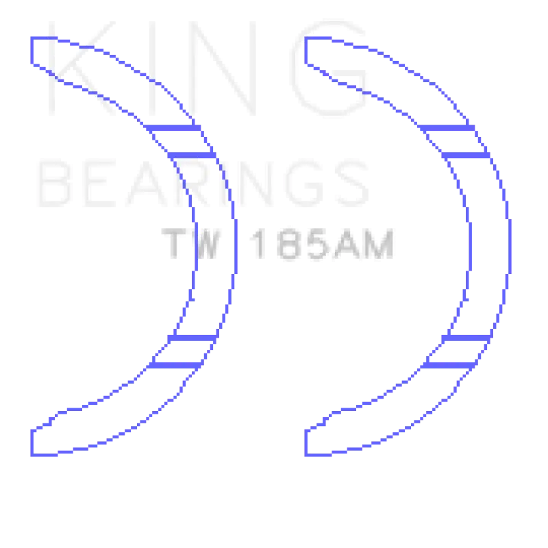 King Engine Bearings Toyota 1Zz-Fe Thrust Washer Set 2