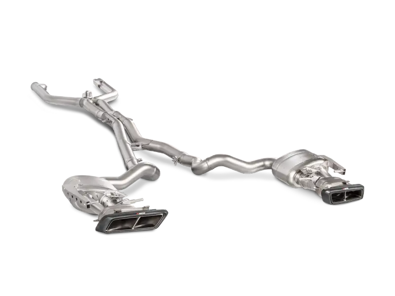 Akrapovic 16-17 Amg C63 Coupe Evolution Line Cat Back (Titanium) W/ Carbon Tips (Req. Link Pipe) 1
