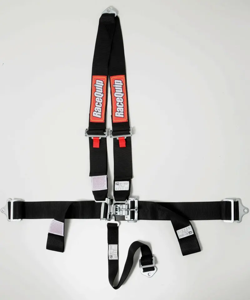 Racequip Black L & L V4pt Seat Belt 1