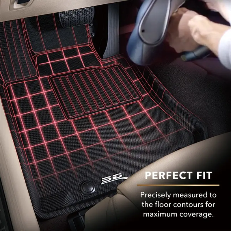 3D Maxpider 20-24 Bmw X6 (G06) Kagu Floor Mat- Black Row 2 2