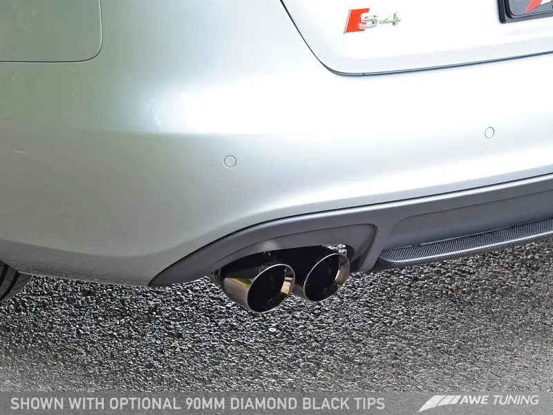 Awe Tuning Audi B8.5 S4 3.0T Touring Edition Exhaust System - Diamond Black Tips (102Mm) 2