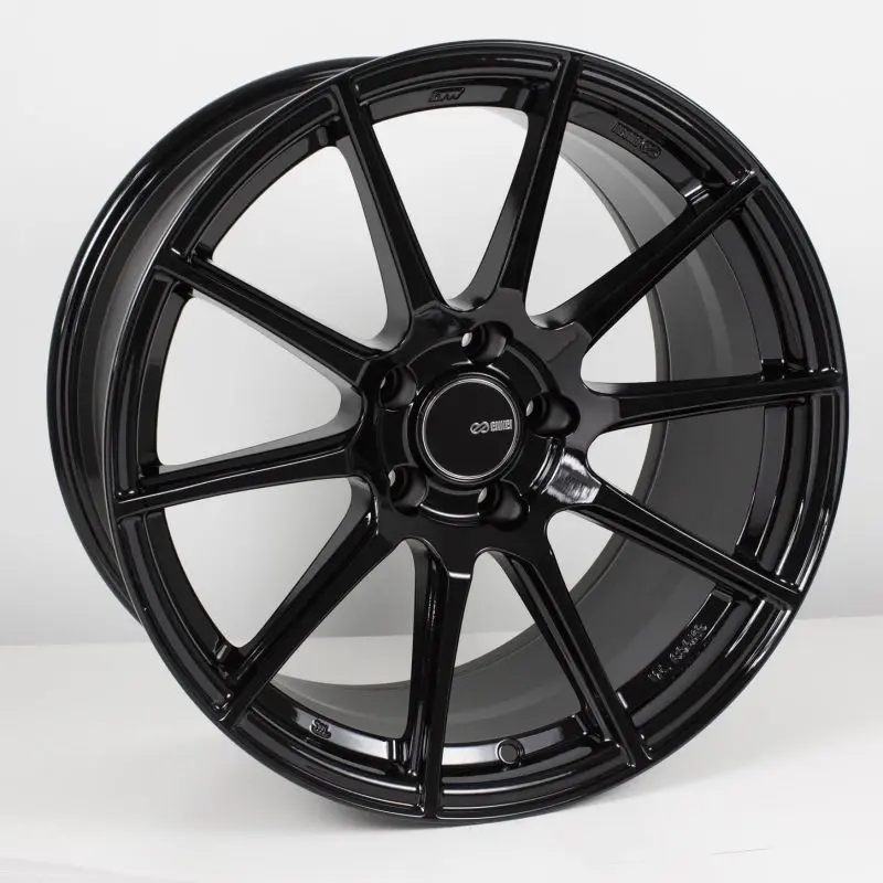 Enkei Ts10 18X8 5X114.3 40Mm Offset 72.6Mm Bore Black Wheel 1
