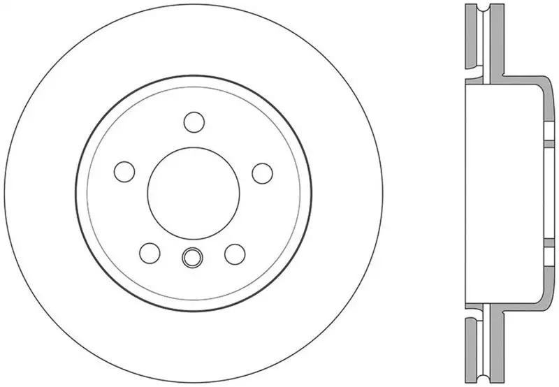 Stoptech Sport 14-15 Bmw 435I Rear Right Slotted Brake Rotor 1