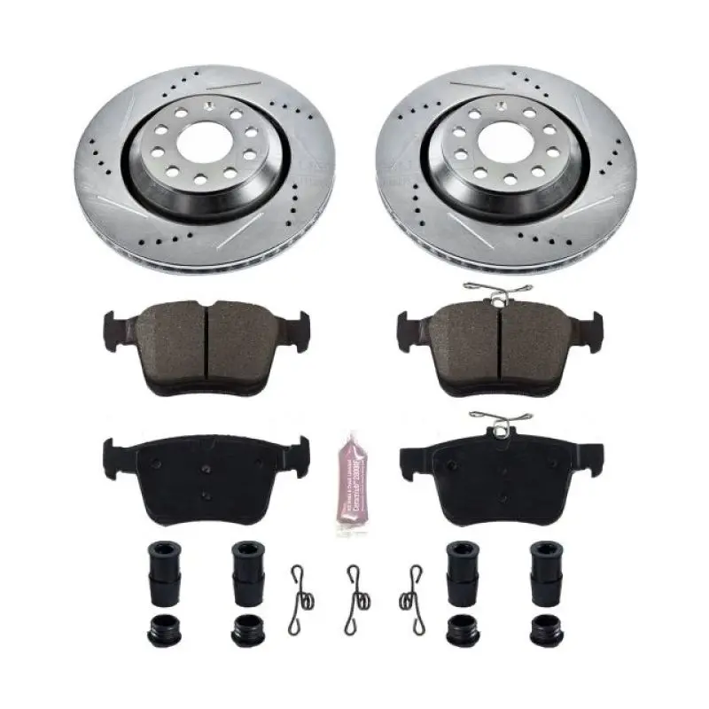 Power Stop 17-18 Audi Rs3 Rear Z23 Evolution Sport Brake Kit 1