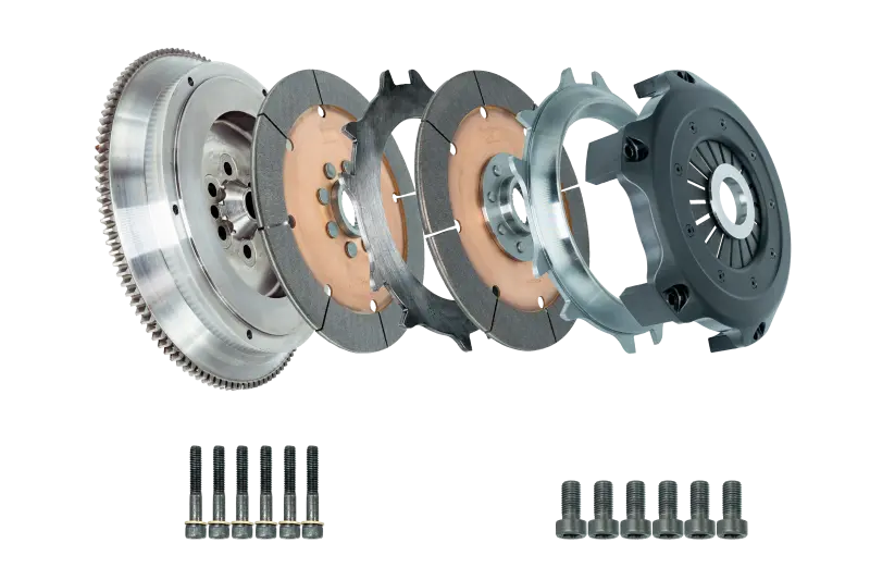 Dkm Clutch 11-13 Bmw 135I 215Mm Ceramic Twin Disc Mrx Clutch Kit W/Flywheel (850 Ft/Lbs Torque) 1