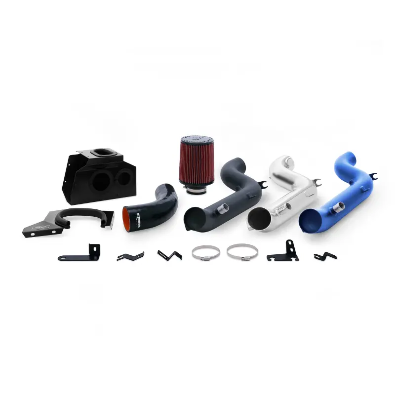 Mishimoto 2016 Ford Focus Rs 2.3L Performance Air Intake Kit - Wrinkle Nitrous Blue 1