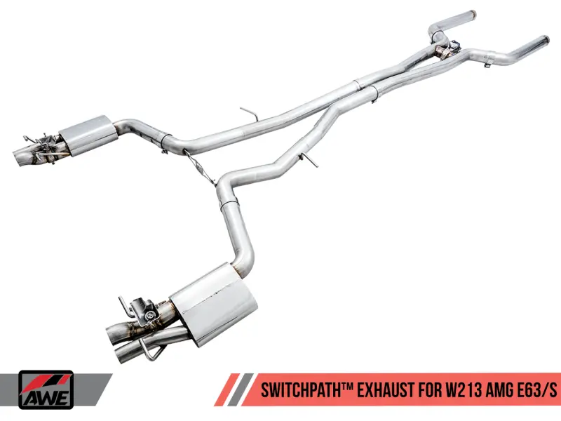 Awe Tuning Mercedes-Benz W213 Amg E63/S Sedan/Wagon Switchpath Exhaust System - For Non-Dpe Cars 1