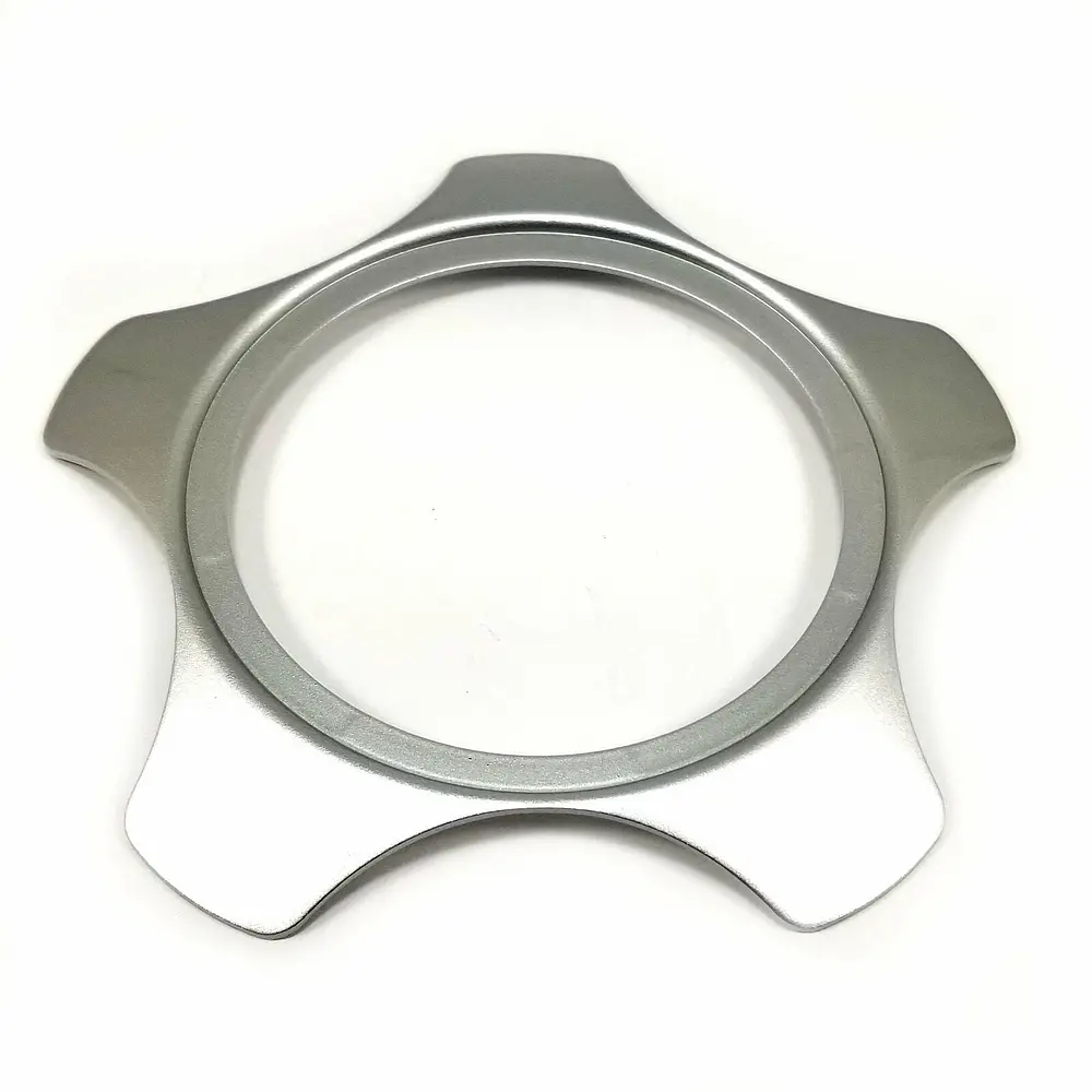 Lsr Cap Plate-Rotiform Silver 1