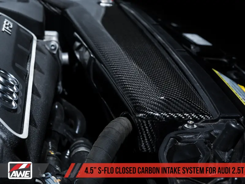 Awe Tuning Audi Rs3 / Tt Rs 4.5In S-Flo Carbon Inlet Tube 1
