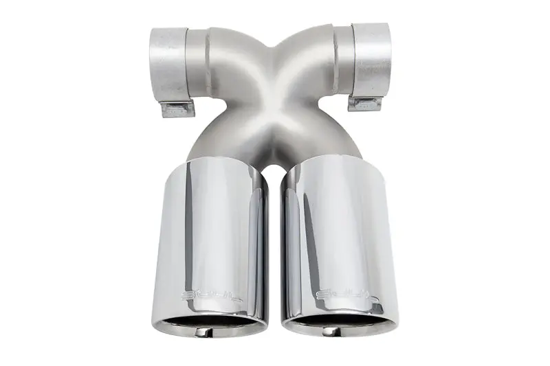 Soul 17+ Porsche 718 Cayman / Boxster Bolt-On X-Pipe W/ Tips - Polished Chrome Double Wall Tips 1