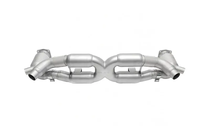 Soul 13-19 Porsche 991.1 Turbo Sport X-Pipe Exhaust - Reuse Factory Tips 1