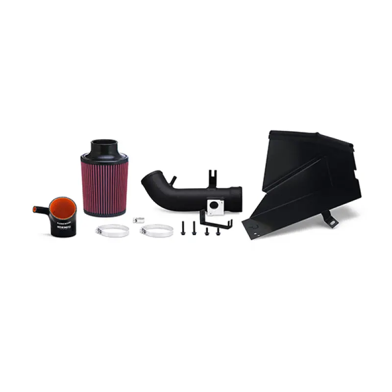 Mishimoto 06-11 Honda Civic Si Performance Air Intake W/ Heat Shield - Wrinkle Black 1