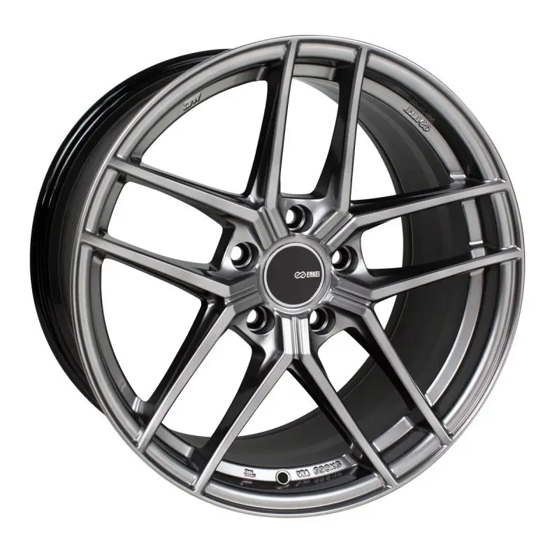 Enkei Ty5 18X8.5 5X114.3 35Mm Offset 72.6Mm Bore Hyper Silver Wheel 1