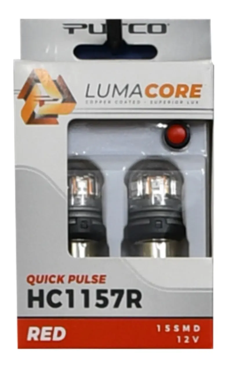 Putco Lumacore 1157 Red - Pair (X3 Strobe W/ Bright Stop) 1