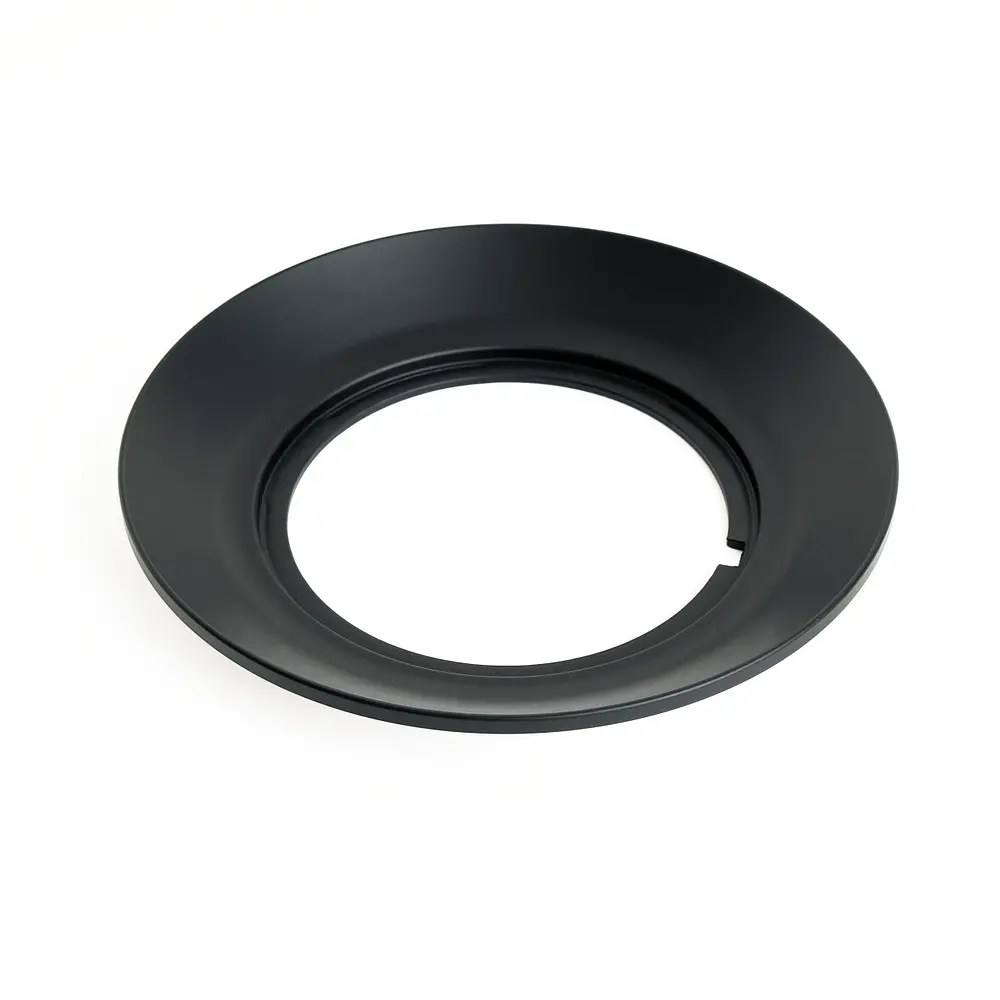 Rotiform Cap Plate Only - Matte Black 1