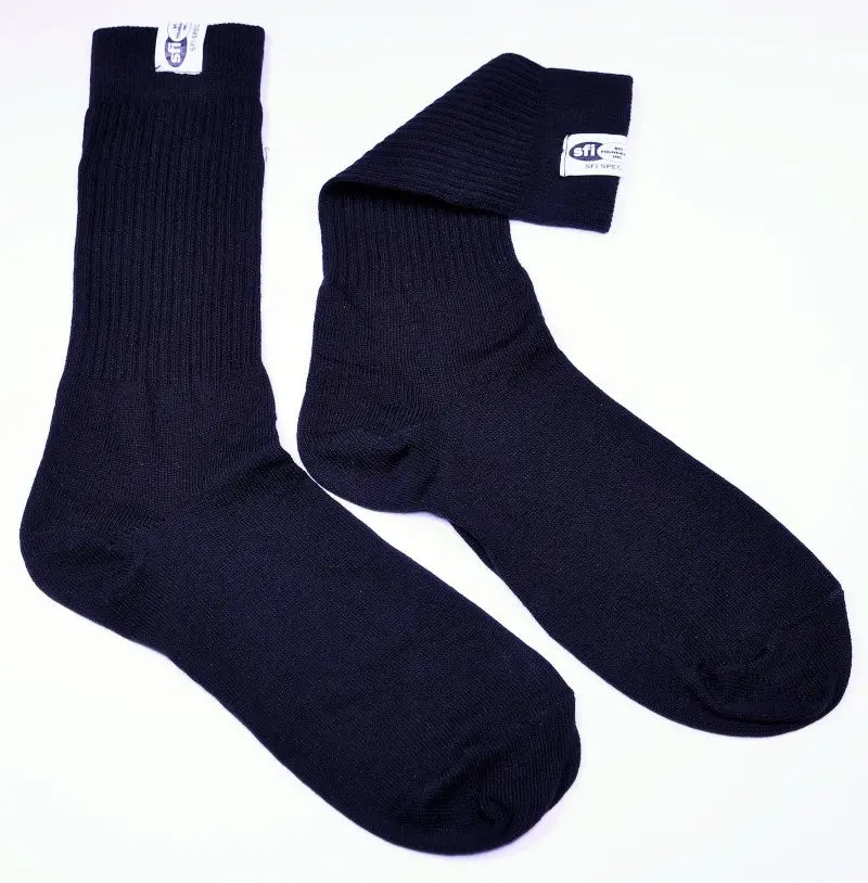 Racequip Black Sfi 3.3 Fr Socks Xl 12-13 1
