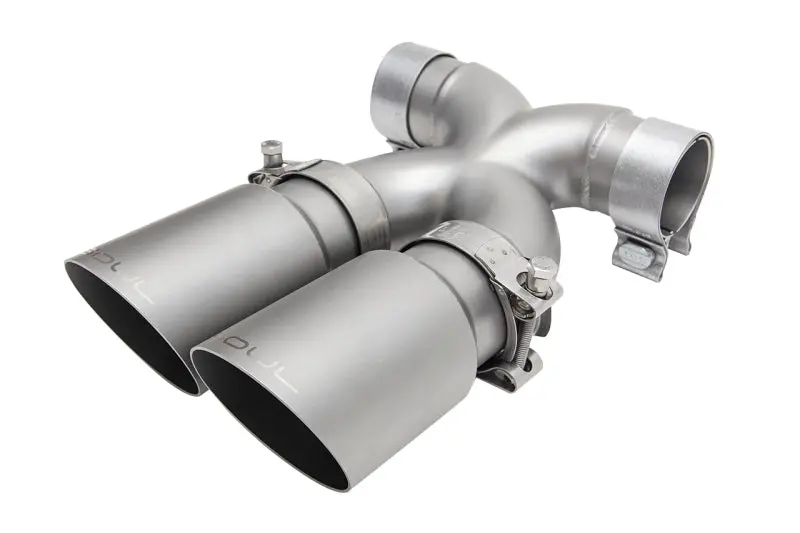 Soul 13-16 Porsche 987.2 / 981 Cayman / Boxster Bolt-On X-Pipe W/ Tips - Slash Cut Sig Satin Tips 1