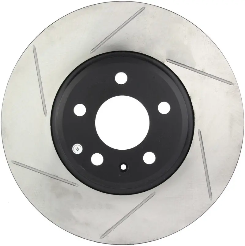 Stoptech 09-10 Audi A4 / 08-10 A5 / 10 Audi S4 Front Right Slotted Rotor 1