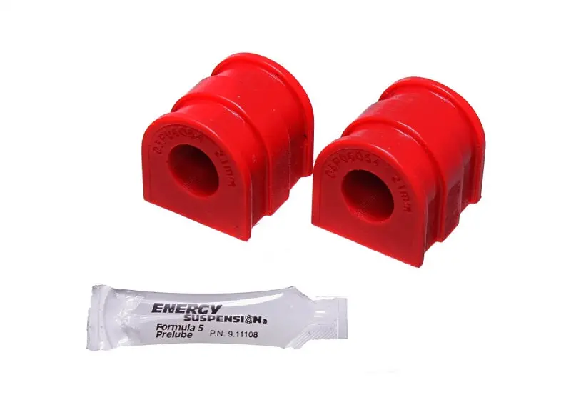 Energy Suspension 06-12 Vw Gti / 10-14 Vw Golf (Base) Red 21.7Mm Rear Sway Bar Bushing Set 1
