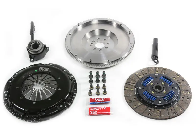 Dkm Clutch Vw Gli 1.8T 6-Spd Sprung Organic Mb Clutch Kit W/Steel Flywheel (440 Ft/Lbs Torque) 1