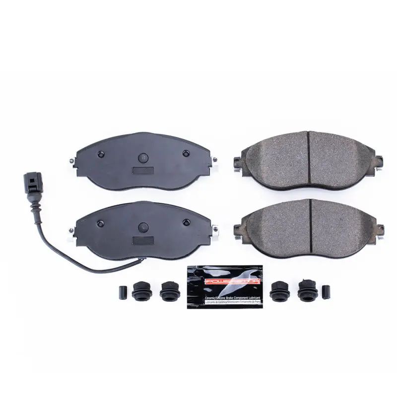 Power Stop 2019 Audi A3 Quattro Front Z23 Evolution Sport Brake Pads W/Hardware 1