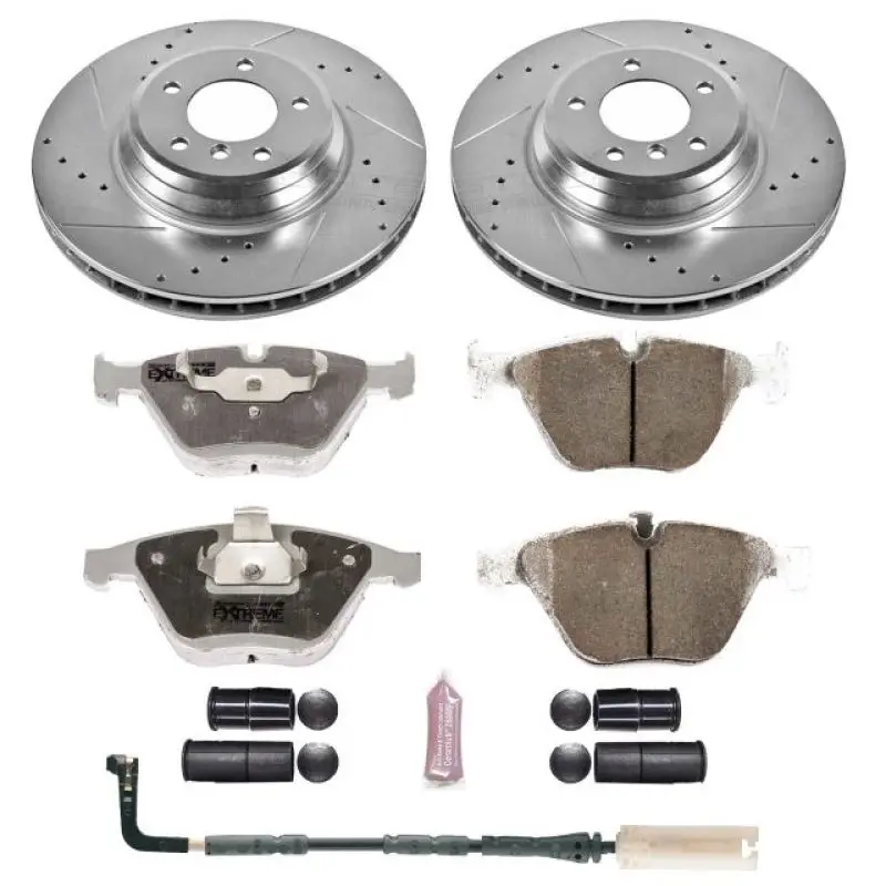 Power Stop 2009 Bmw 335I Xdrive Front Z26 Street Warrior Brake Kit 1