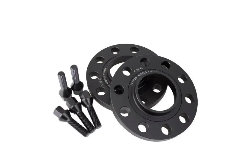 Isc Suspension Bmw 5X120 Hub Centric (72.5 Hub Bore) Wheel Spacers 20Mm Black (Pair) 1