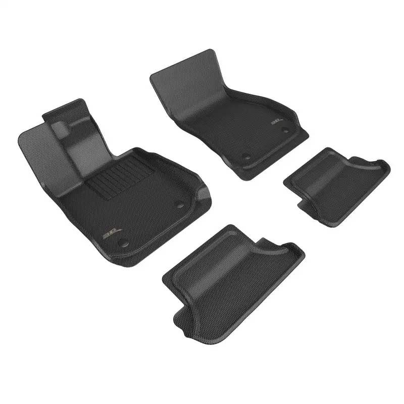 3D Maxpider 18-23 Bmw 8 Series Kagu Floor Mat- Black R1 R2 1