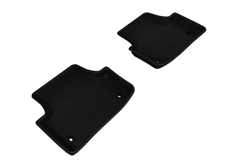 3D Maxpider 2015-2020 Audi A3/A3 Sportback E-Tron/Rs3/S3 Kagu 2Nd Row Floormats - Black 1