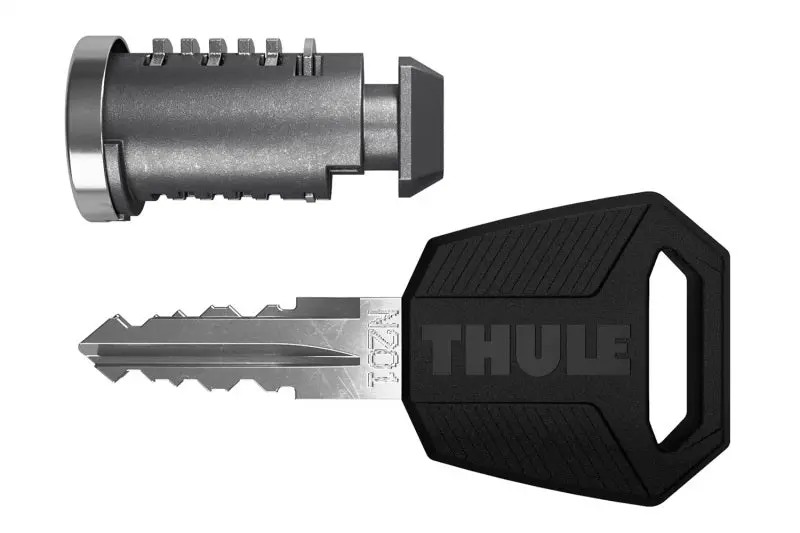 Thule One-Key System 4-Pack (Includes 4 Locks/1 Key) - Silver 1