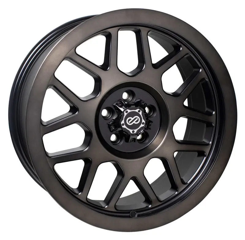 Enkei Matrix 17X9 6X139.7 10Mm Offset 108Mm Bore Brushed Black Wheel 1