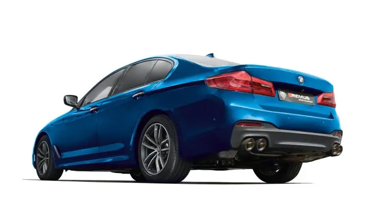Remus 2017 Bmw M550i Xdrive G30 Sedan 4.4L (N63r) Axle Back Exhaust (Tail Pipes Req) 1