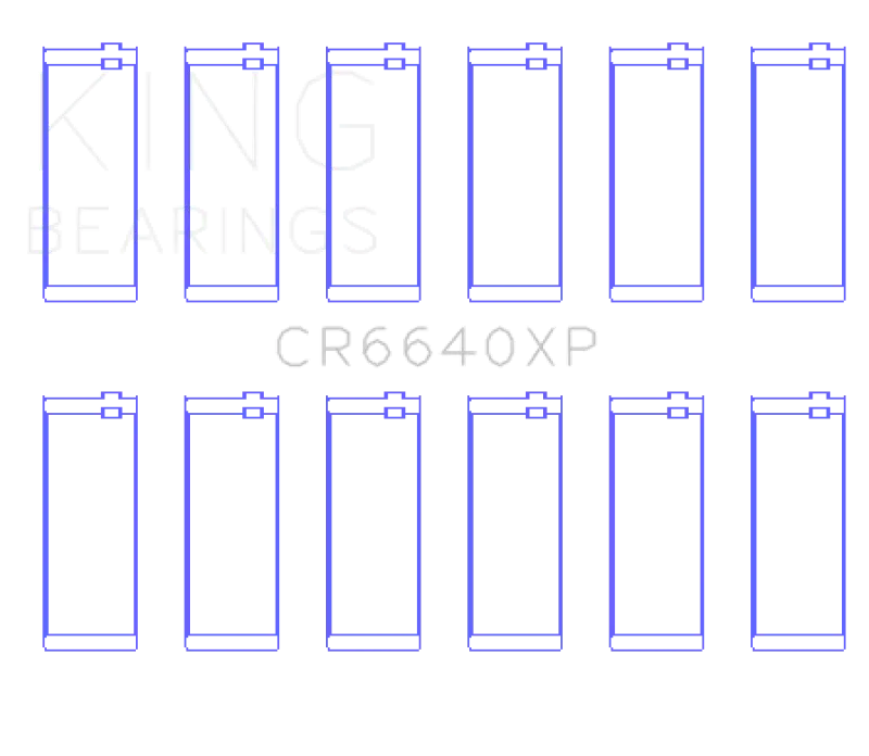 King Engine Bearings Bmw M20/M50 2.0L/2.5L/2.7L Performance Rod Bearing Set - Size Std 1