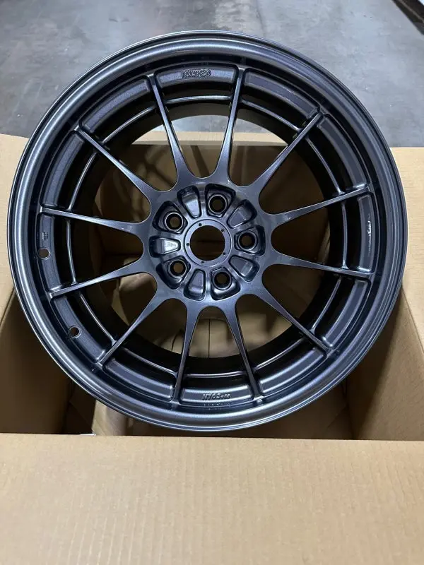 Enkei Nt03+M 18X9.5 5X114.3 27Mm Offset 72.6Mm Bore Gunmetal Wheel *Moq 40 1