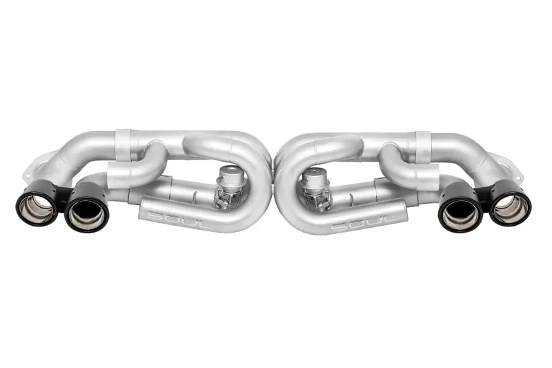 Soul 12-16 Porsche 991.1 Carrera Base / S / Gts (W/ Pse) Valved Perf. Exhaust - Carbon Fiber Tips 1